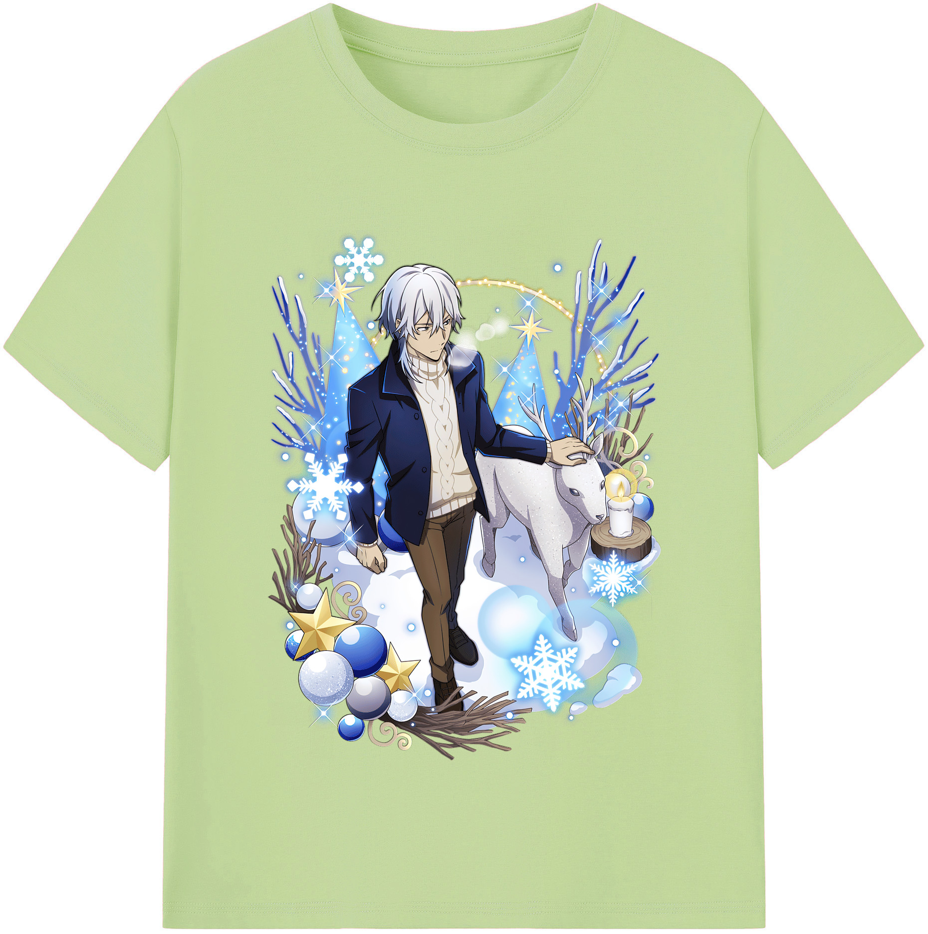 （画像用） 文豪ストレイドッグス Bungo Stray Dogs 綿100％半袖Tシャツ（フロントプリント）
